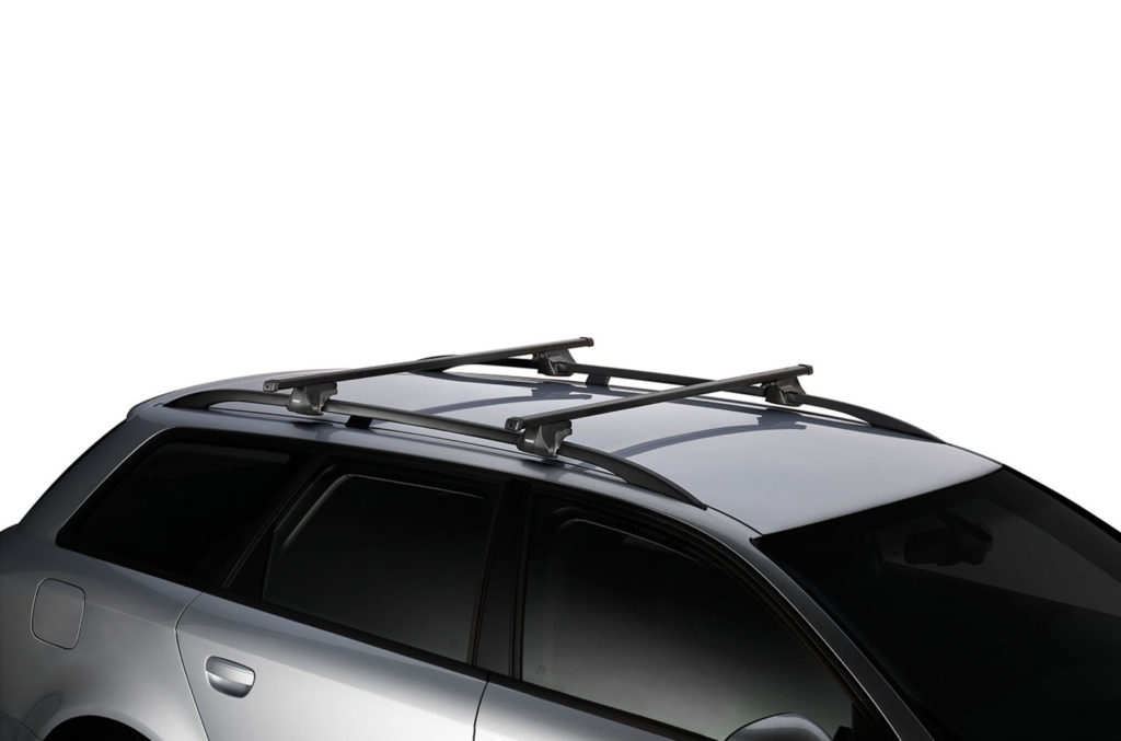 Стальной багажник на крышу автомобиля MITSUBISHI, Pajero TR4 , 5-dr SUV, 2002-2015 (S. AMERICA) Thule Smart Rack 784 (118 cm) (Арт. 784)