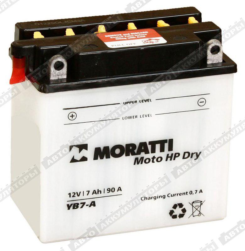 Мотоаккумулятор Moratti YB7-A