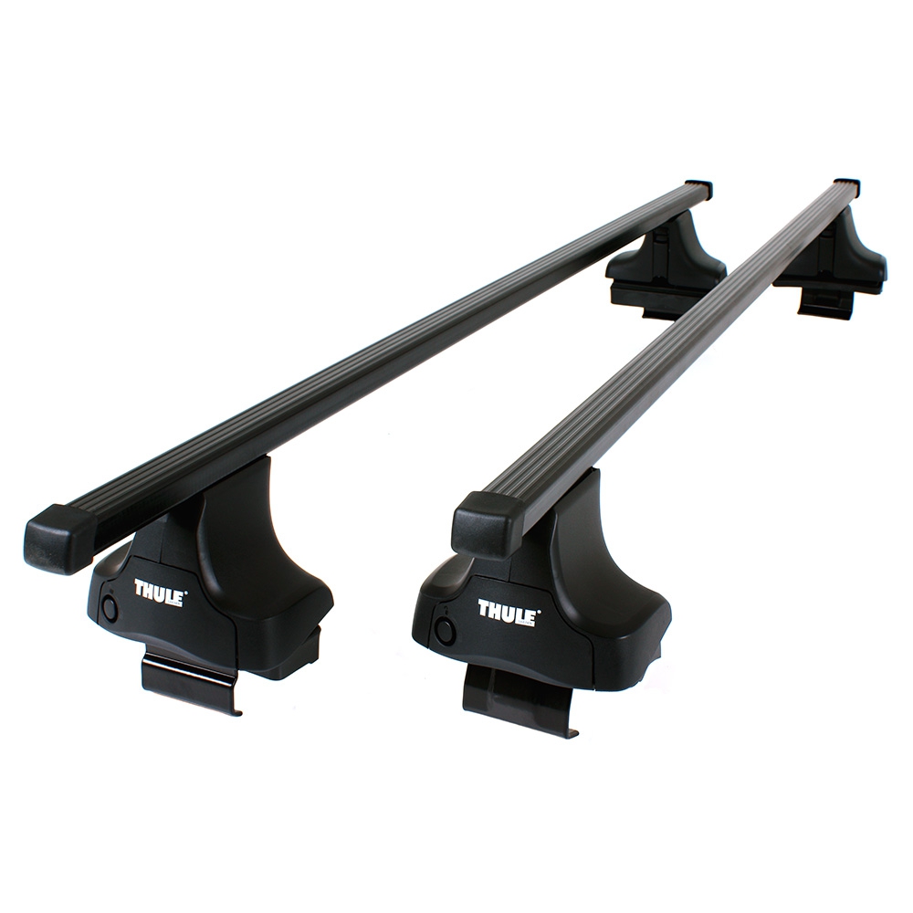 Стальной багажник на крышу автомобиля TOYOTA Land Cruiser 90, 5-dr SUV, 2002-2003 Thule SquareBar- 1350 mm (Арт. 712400-754-1287)