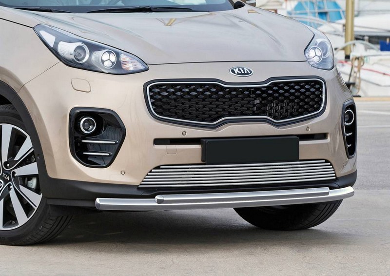 Решетка радиатора d10 RIVAL на Kia Sportage 2015 - 2017 (Арт. G.2802.001)