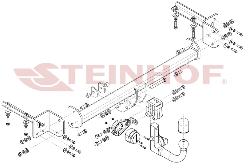 Фаркоп Steinhof для Honda CR-V