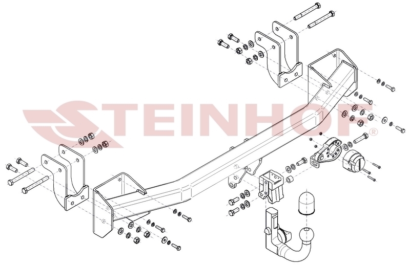 Фаркоп Steinhof для Mitsubishi Outlander