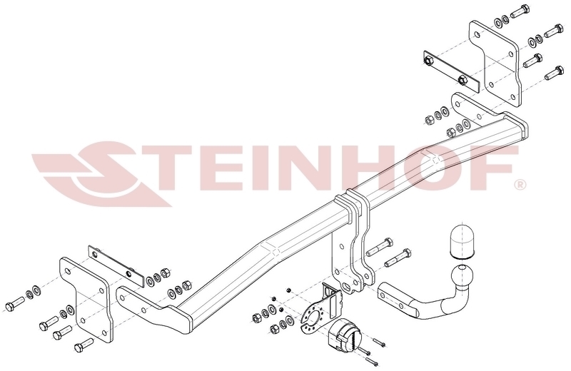 Фаркоп Steinhof для Kia Ceed (CD)​ хетчбек 5 дверей