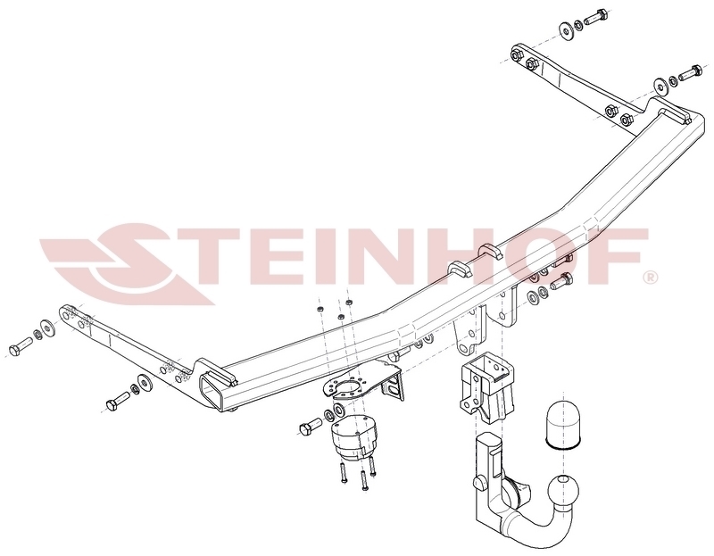 Фаркоп Steinhof для Skoda Octavia