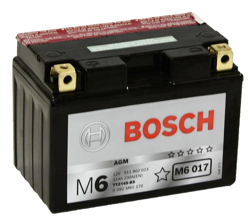 Мотоаккумулятор Bosch M6 AGM 511 902 023 (YTZ14S-BS)