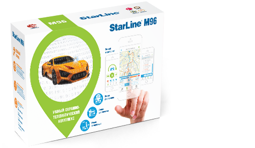 Охранно-телематический комплекс StarLine M96-M (3sim)