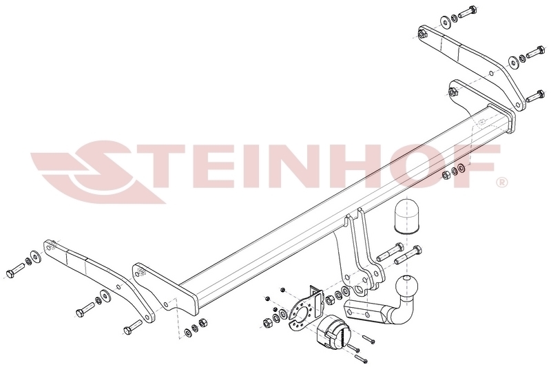 Фаркоп Steinhof для Audi Audi A3 седан/хетчбек