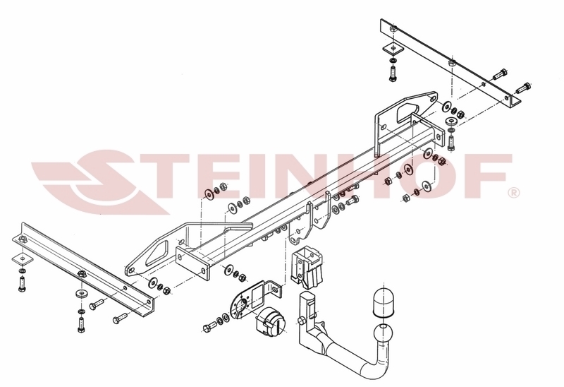 Фаркоп Steinhof для Chevrolet Cruze Kombi