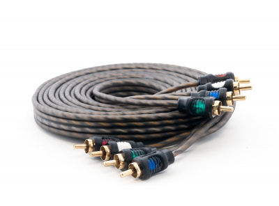 Межблочный кабель SWAT SIC-418 (4RCA-4RCA) (1.8м)