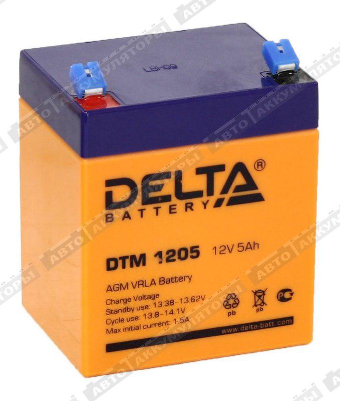 Тяговый аккумулятор Delta DTM 1205