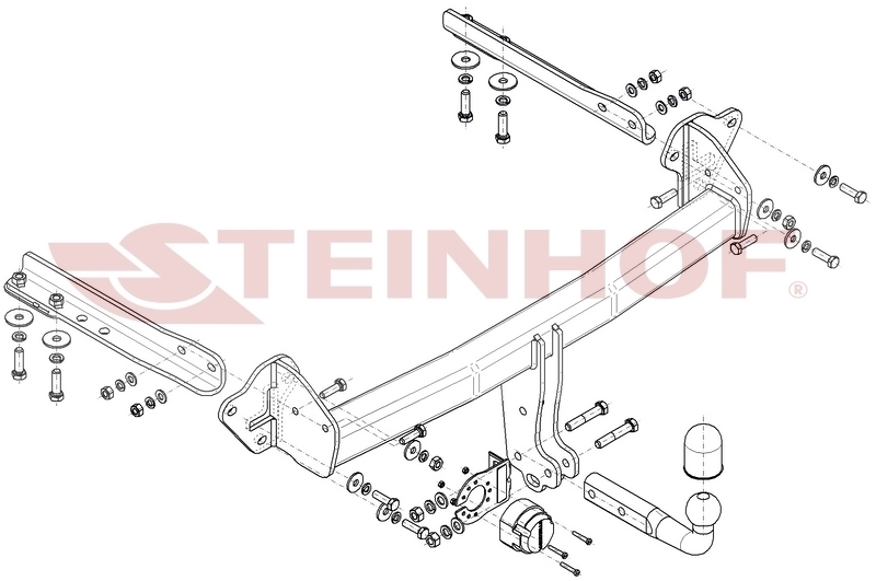 Фаркоп Steinhof для Subaru Forester SK/S14