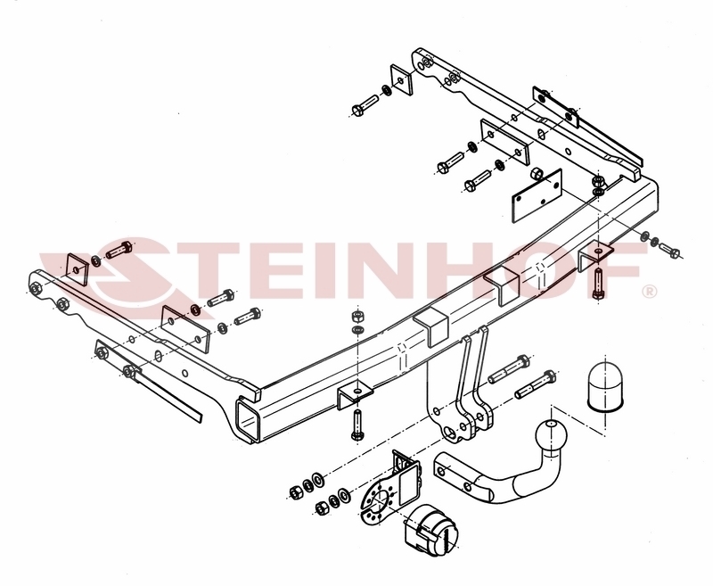 Фаркоп Steinhof для Ford Galaxy и S-Max