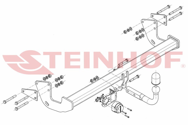 Фаркоп Steinhof для MB V-Class/Vito