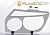 Защита фар (Шелкография серебро) Renault Sandero Stepway 2014 -  г.в. СА Пластик (Арт. 2010020712744)