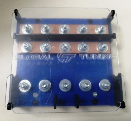 Дистрибьютор питания Global Tuning биполярный 5-канальный синий