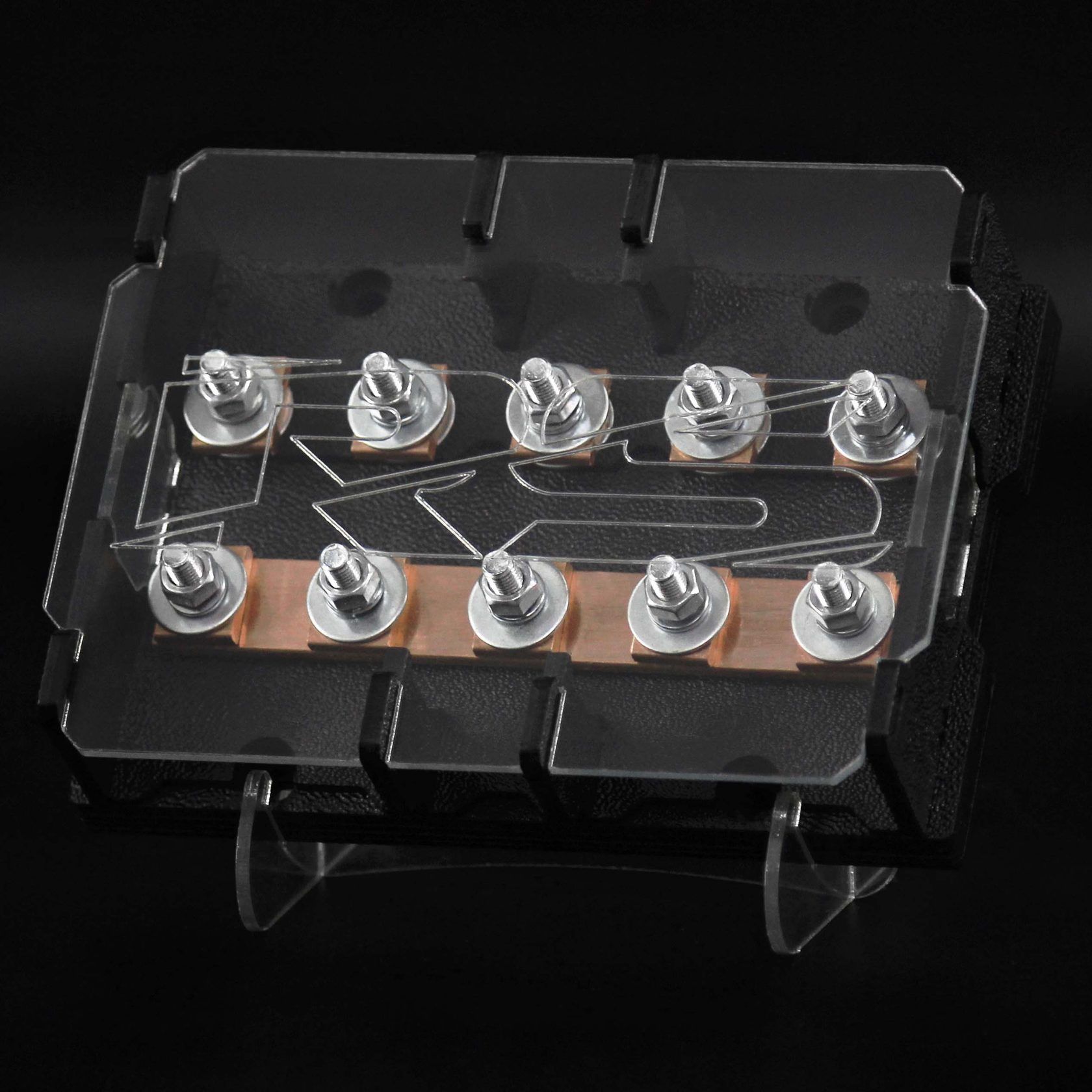 Дистрибьютор питания Global Tuning 5-канальный серебро