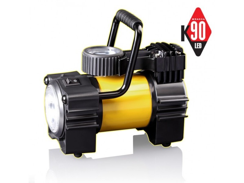 компрессор автомобильный Качок К90 LED
