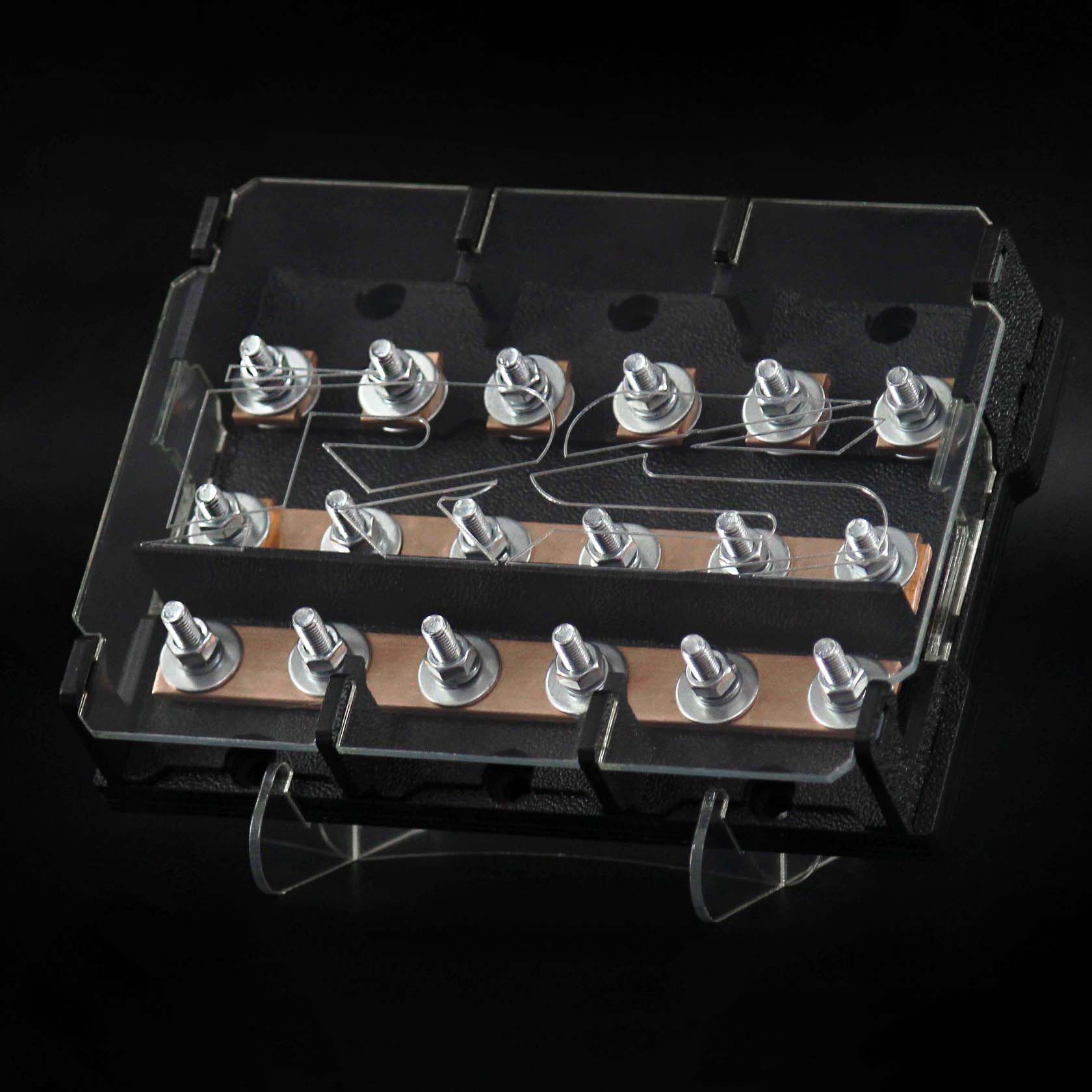 Дистрибьютор питания Global Tuning биполярный 6-канальный серебро