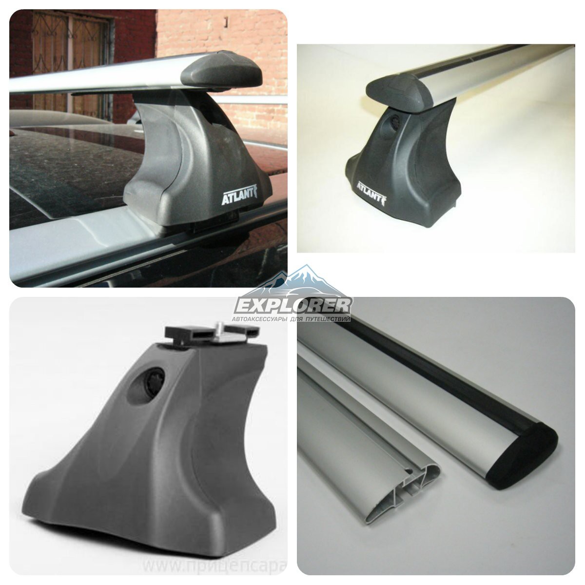 Багажник на крышу Атлант для Mazda CX5 (5-DR SUV) 12-15.15-... (крыловидные дуги) 7001+8823+7011