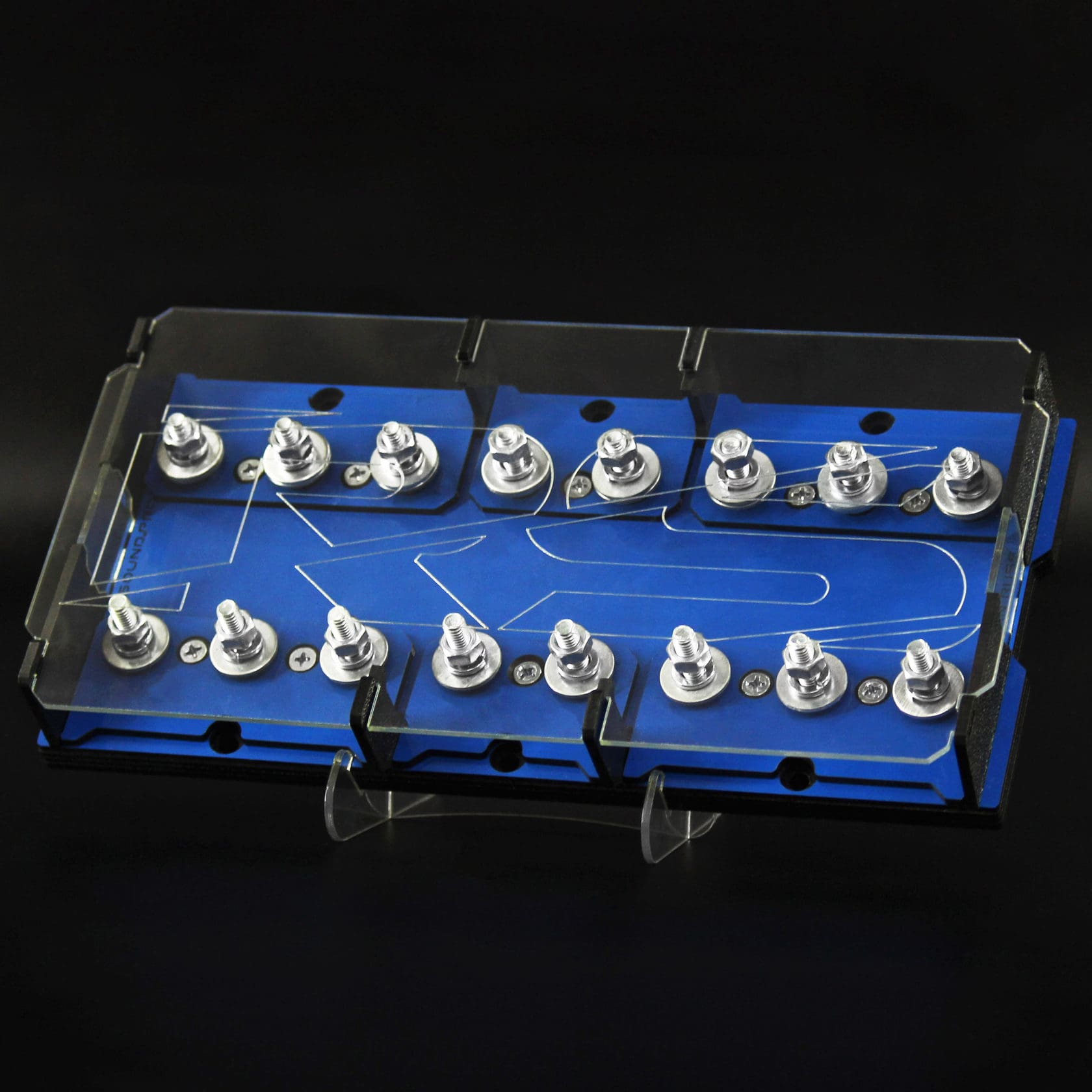 Дистрибьютор питания Global Tuning 8-канальный синий