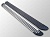 Пороги алюминиевые Slim Line Black 1720 мм TOYOTA LC 200 2012 - 2015 г.в. от ТСС (Арт. TOYLC20012-16B)