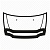 Дефлектор капота темный NISSAN X-TRAIL 2001-2006 (Logo), NLD.SNIXTR0112L