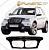 Дефлектор капота (exclusive) (Classic черный) BMW X5 2007-2013 СА ПЛАСТИК (Арт.232-DFE-CB)